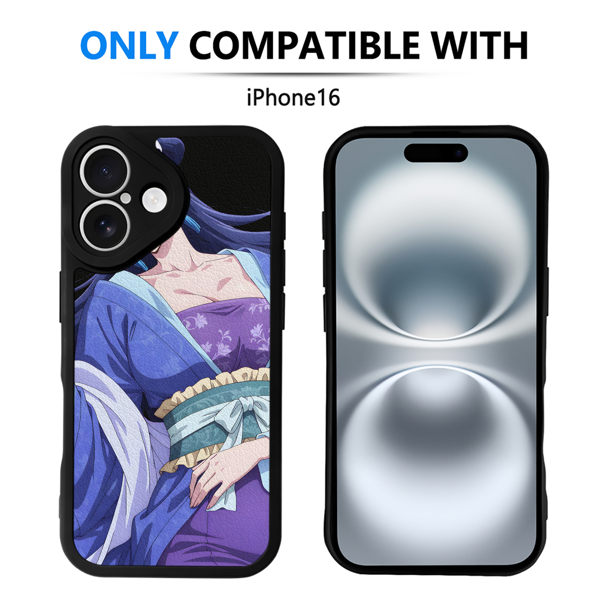 （画像用） 薬屋のひとりごと The Apothecary Diaries 【iPhone 16シリーズ対応】シリコンスマホケース（レザー調） 材質：シリコン